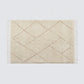 Khalida Hand-Knotted Beni Ourain Moroccan Beige Wool Area Rug FFE-1293