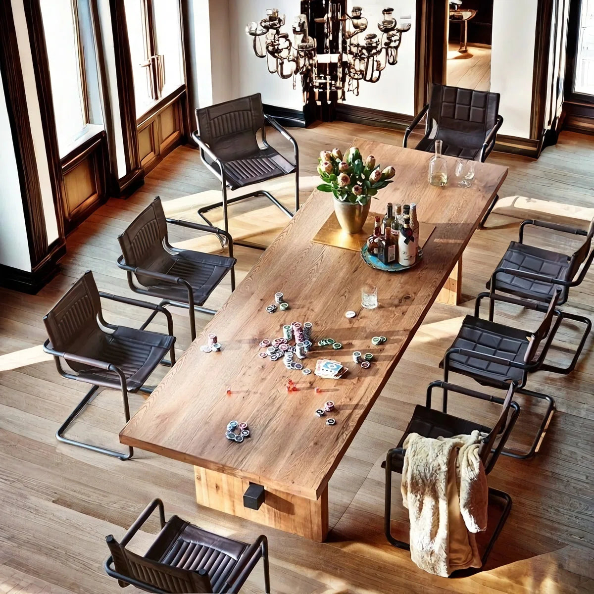 Kiauna Original Style Rectangular Solid Wood Dining Table FFE-1163