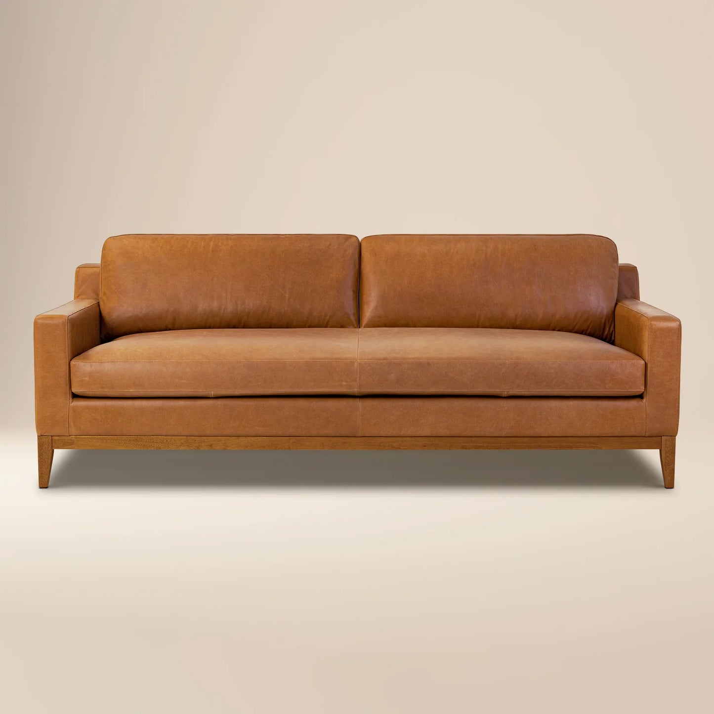 Poly & Bark Saddle Tan Zyon Sofa Couch FFE-1465