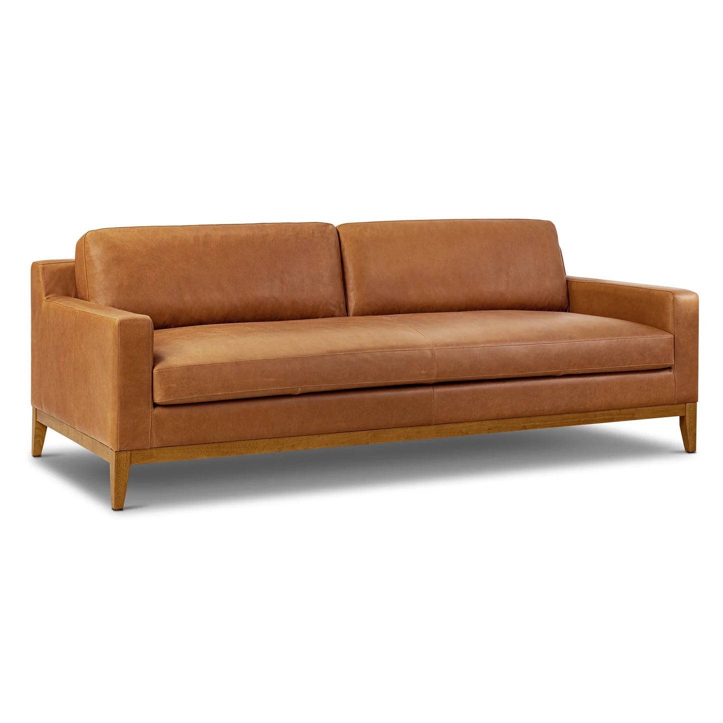 Poly & Bark Saddle Tan Zyon Sofa Couch FFE-1465