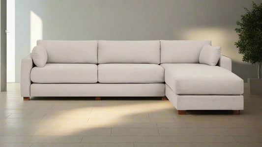Burrow Span Sleeper Storage Sectional, Georgia Clay/Walnut FFW-814