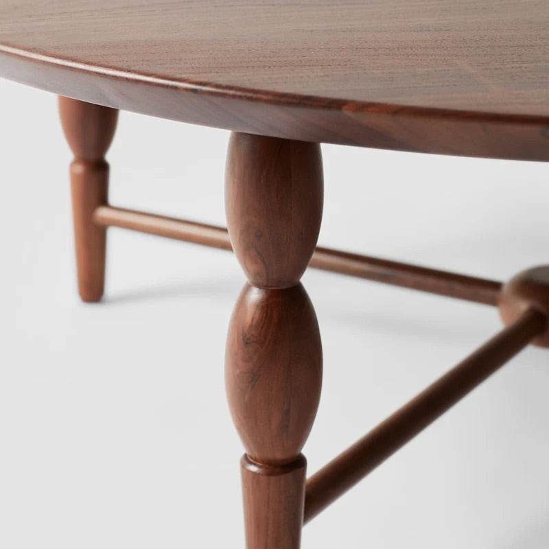 Leela Wood Coffee Acacia Wood Round Table FFW-1338