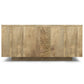 Lockhart Solid Mango Wood 30" Modern Square Coffee Table in Natural FFW-1014