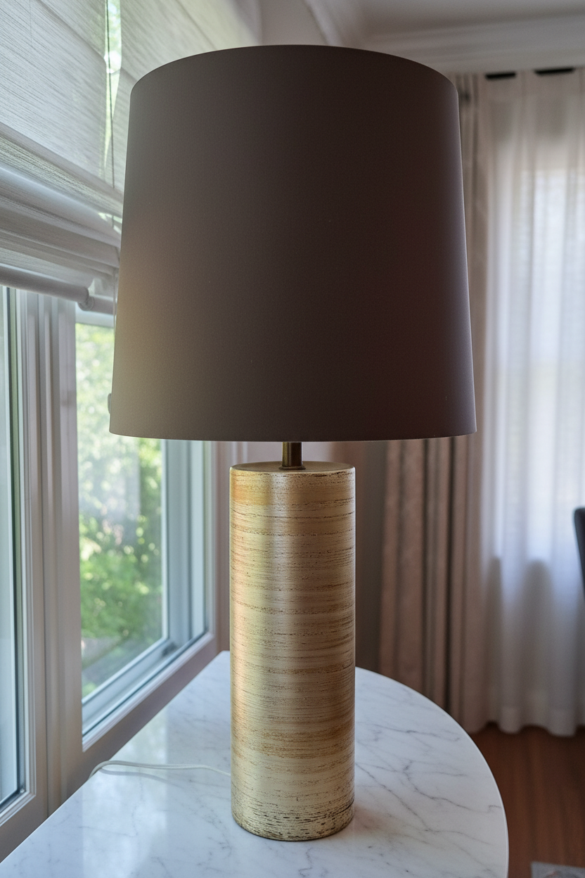 Set of 2 Mitchell Gold + Bob Williams Mila Cylindrical Lamps EJ276-9