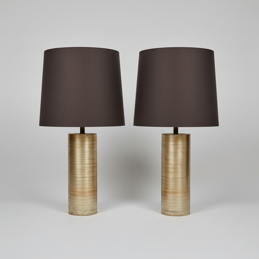 Set of 2 Mitchell Gold + Bob Williams Mila Cylindrical Lamps EJ276-9