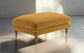 Interior Define Maxwell Apartment Therapy Ottoman Marigold Velvet Upholstered FE258-332