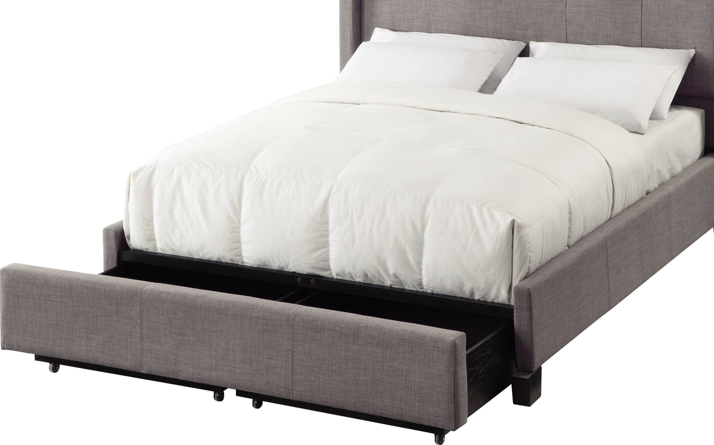 Modus Adona Full-Size Upholstered Storage Bed in Dolphin Linen 2 FFE-1490