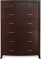 Modus Brighton Seven Drawer Chest Dresser in Cinnamon 2 FFE-1500
