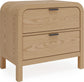 Modus Drake 2-Drw Nightstand W/USB - Timber FFE-1520