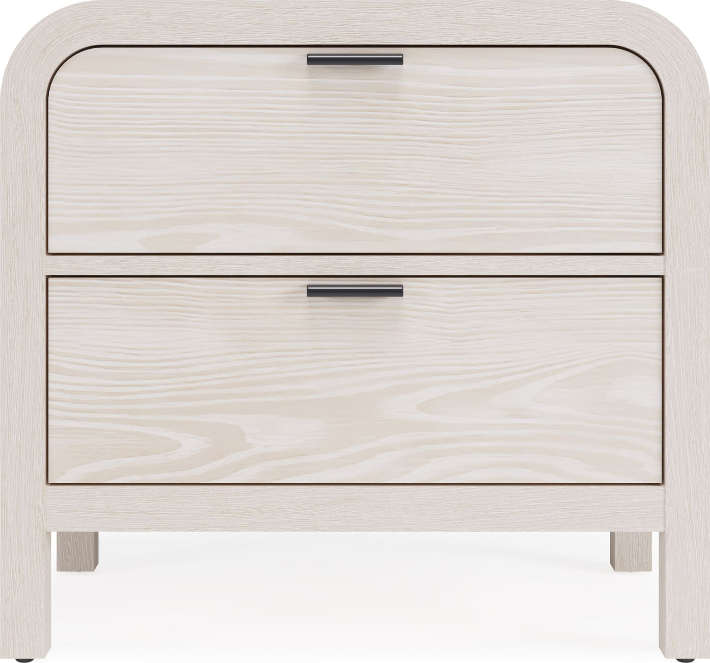 Modus  Drake Two Drawer USB-Charging Nightstand in Sugar FFE-1498