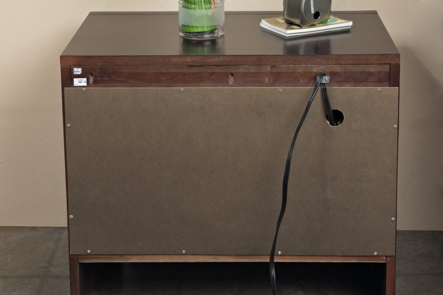 Modus Element Charging Station Nightstand in Chocolate Brown 20 FFE-1482