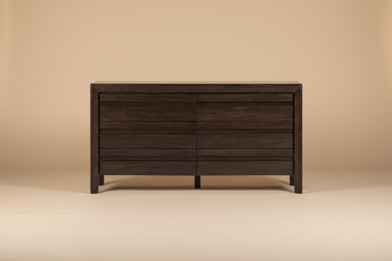 Modus Element Dresser Chest & Mirror in Chocolate Brown 9 FFE-1485