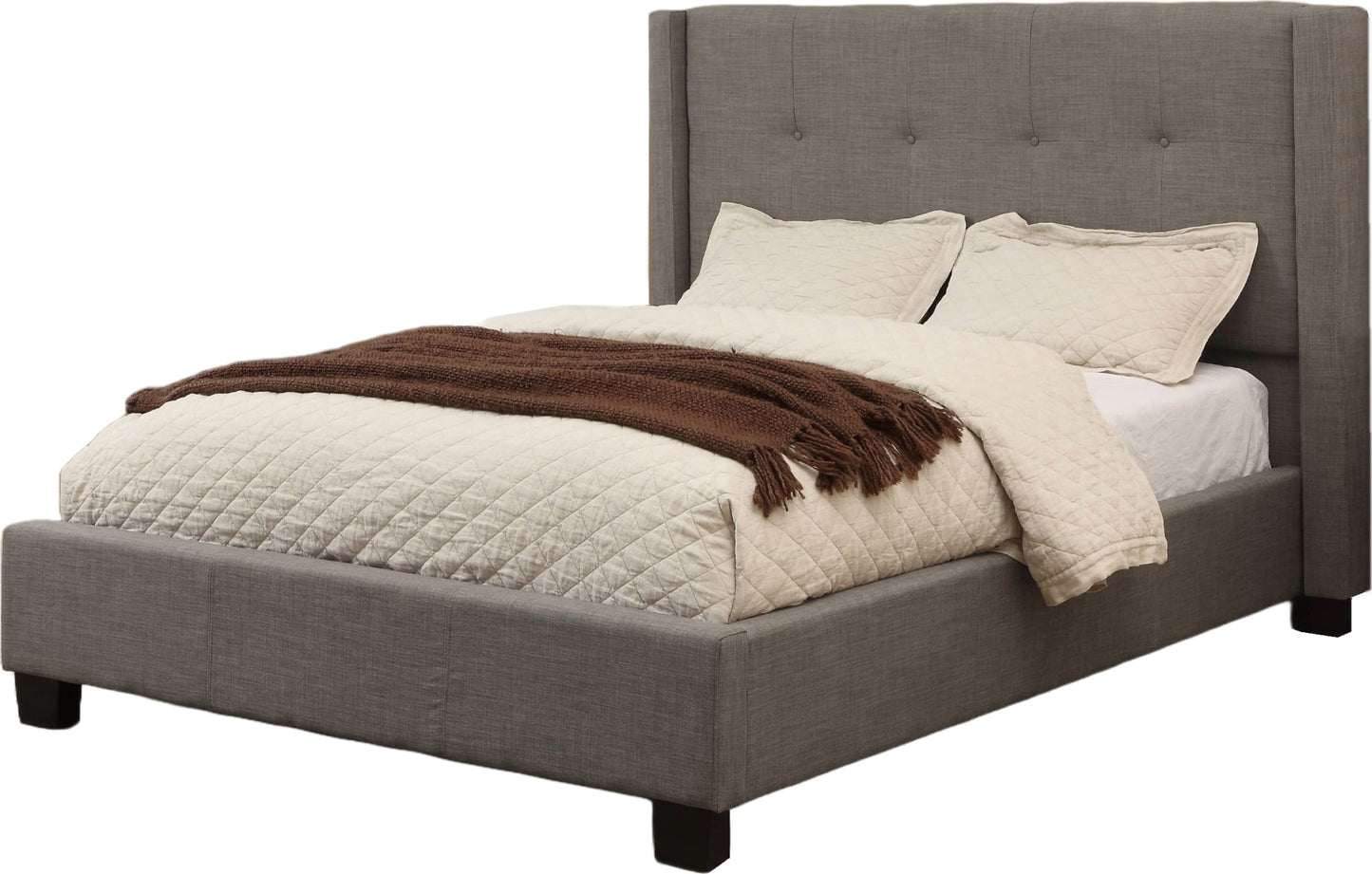 Modus Madeleine King-size Wingback Platform Bed 4 FFE-1480