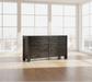 Modus Meadow Six Drawer Solid Wood Dresser Chest in Graphite FFE-1518