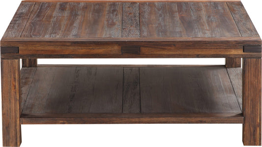Modus Meadow Solid Wood Square Coffee Table in Brick Brown FFE-1495