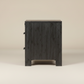 Modus Meadow Solid Wood Two Drawer Nightstand in Graphite 10 FFE-1484