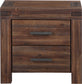 Modus Meadow Two Drawer Solid Wood Nightstand in Brick Brown 8 FFE-1474