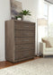 Modus Melbourne Five Drawer Dresser Chest in Dark Pine FFE-1506