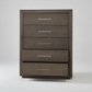 Modus Melbourne Five Drawer Dresser Chest in Dark Pine FFE-1506