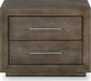 Modus Melbourne Two Drawer Nightstand with USB in Dark Pine 6 FFE-1488