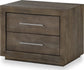 Modus Melbourne Two Drawer Nightstand with USB in Dark Pine 6 FFE-1488