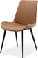 Modus Pair (2) Nicoya Upholstered Dining Chair in Buckskin Synthetic Leather & Black 6 FFE-1478