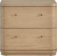 Modus  Penny Two Drawer White Ash Nightstand in Buff Cream FFE-1499