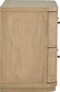 Modus  Penny Two Drawer White Ash Nightstand in Buff Cream FFE-1499