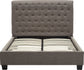 Modus Royal King-size Tufted Platform Bed Dolphin Gray Linen 3 FFE-1510