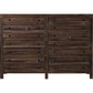 Modus Townsend Eight Drawer Solid Wood Dresser in Java 4 FFE-1473