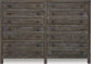 Modus Townsend Solid Wood Eight Drawer Dresser Chest in Gunmetal 2 FFE-1481
