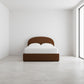 Lulu & Georgia Newbery Platform Bed Chocolate Performance Fabric FFE-1464