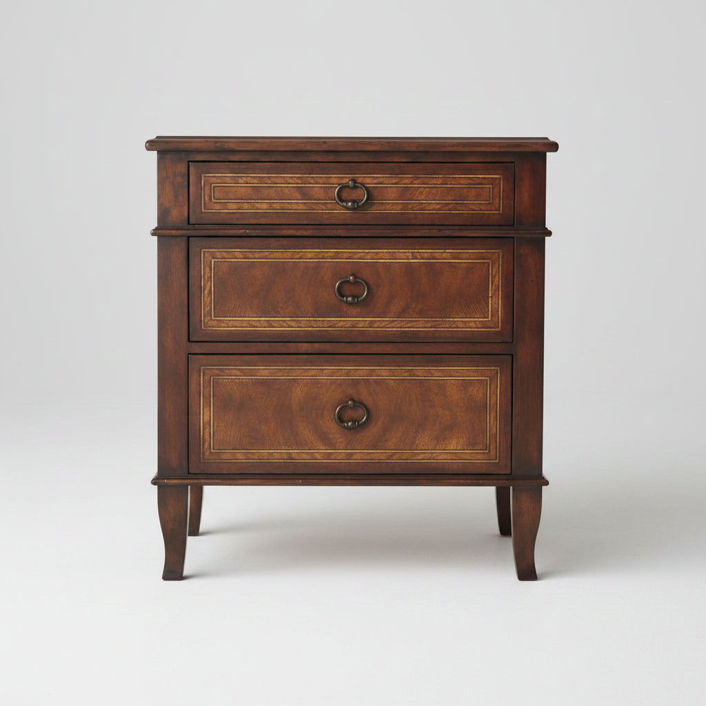 Theodore Alexander Brooksby 3 Drawer 20th Italian Nightstand EJ276-8