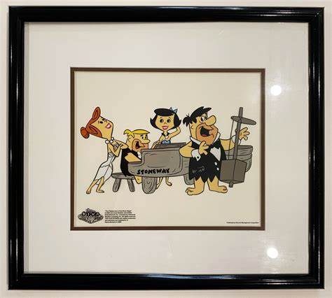 Hanna Barbera LE Framed Sericel-The Flintstones in Viva Las Vegas 2000 MB1-49