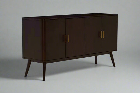 Joybird Owen Console Mid Century Walnut Stain Cabinet FFW258-31