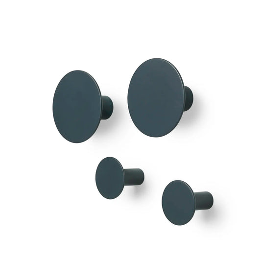 Blomus Ponto Wall Hooks Set of 4 Gunmetal FFE-1030