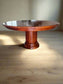 Round Extending Wood Pedestal Dining Table TR260-1