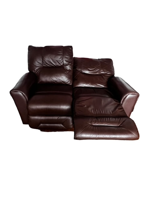 La-Z-Boy Cordovan Leather Double Reclining Loveseat MH246-1