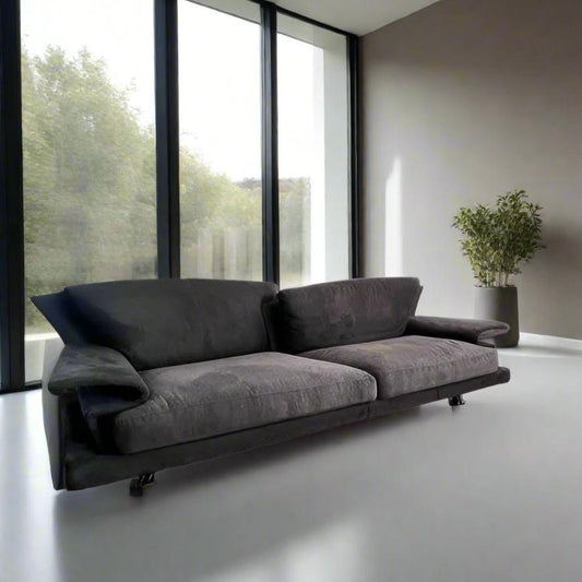 Giorgio Saporiti Grey Super Roy Sofa & Loveseat AP255-1