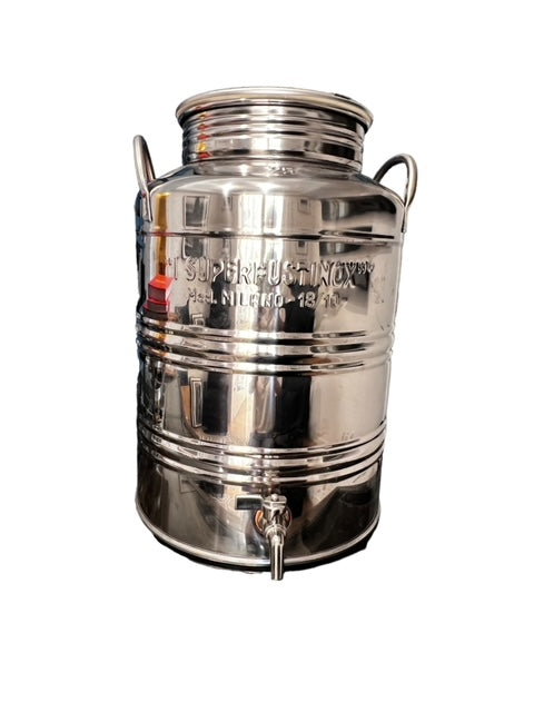 25 Litre Superfustinox Stainless Steel Olive Oil Container JB240-38