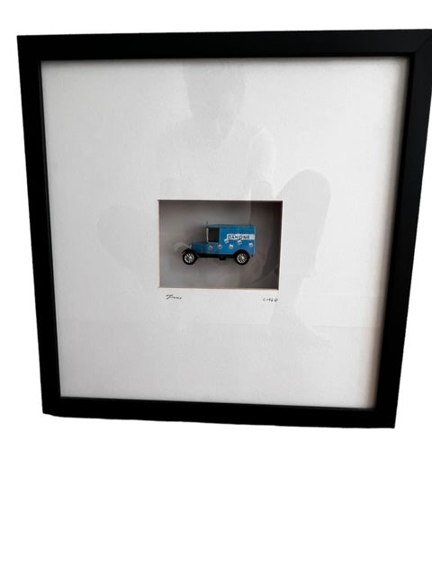 Toy Truck Shadow Box  Art JB240-36