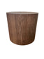 Essentials for Living District Roto Round Cylindrical Oak Drum Side Table AT257-11