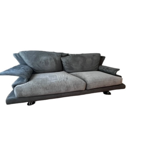 Giorgio Saporiti Grey Super Roy Sofa & Loveseat AP255-1