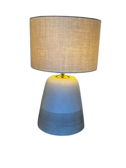 Set of 2 Shades of Light Concrete Table Lamps JB240-41