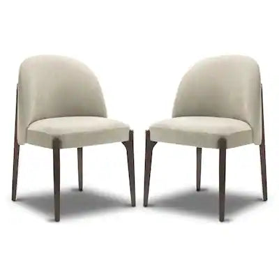 Pair (2) Poly & Bark Pietta Dining Chairs - Luna Grey (6 Pair Available) FFE-1111