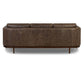 Poly & Bark Toscano Brown Stone Italian Leather 89 Sofa Couch FFE-820