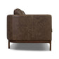 Poly & Bark Toscano Brown Stone Italian Leather 89 Sofa Couch FFE-820