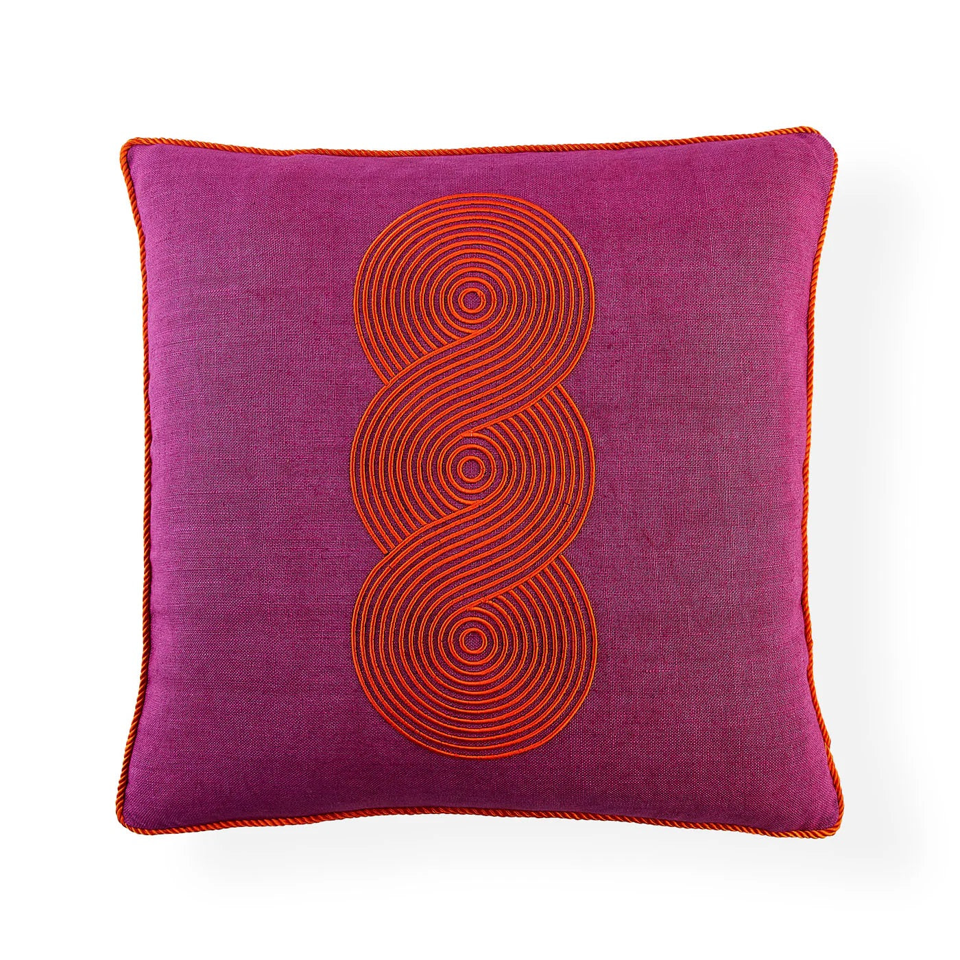 Jonathon Adler Pompidou Olive + Fuchsia Plus Throw Pillows FFW-1331