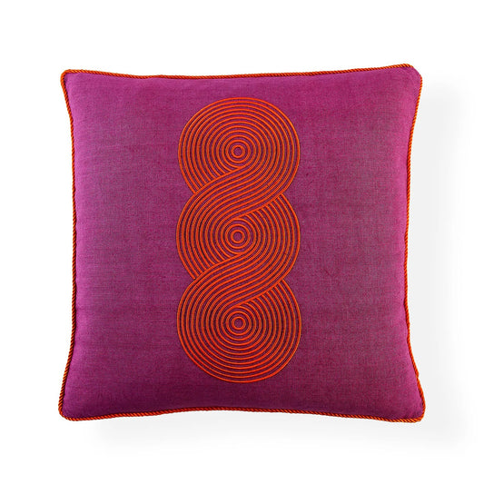 Jonathon Adler Pompidou Fuchsia Loops Pillow  FFW-1332