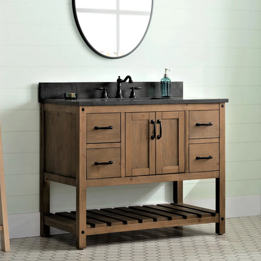 FreshSa 4 Drawer plus Cabinet Single Vanity FFE-1238